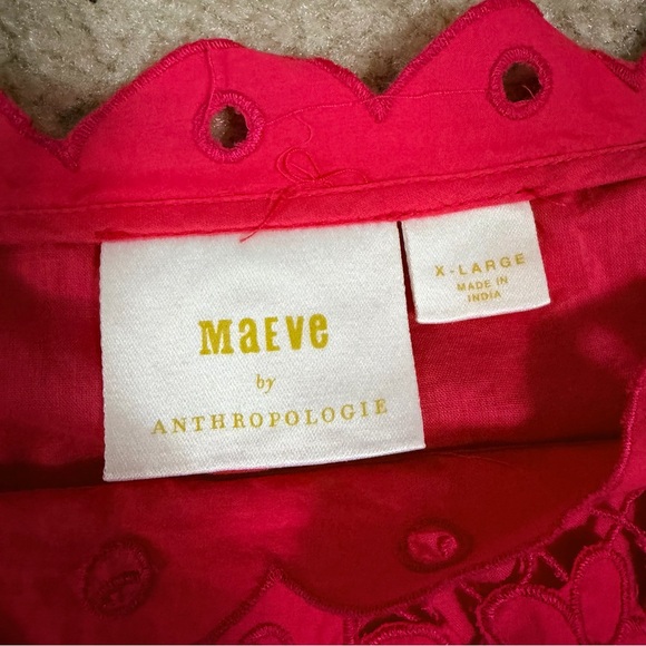 NWOT - Anthropologie Maeve Scalop Lace Tank Top XL - Picture 4 of 6